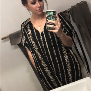 VICI Embroidered Shift Dress